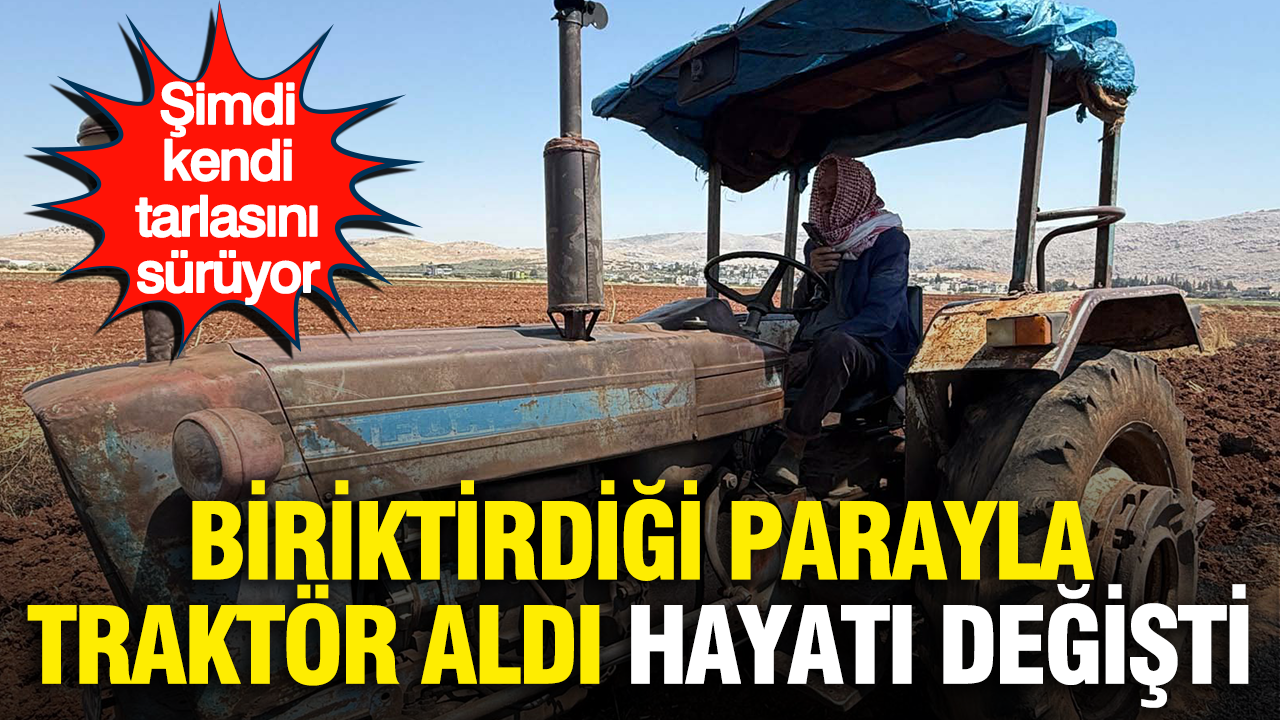 Biriktirdigi parayla traktor aldi hayati degisti simdi kendi tarlasini suruyor ye9P1Fq3